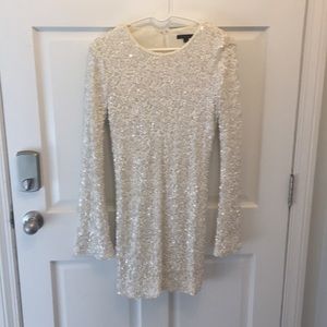 Rachel Zoe sequin bell sleeve dress-worn twice! Great bachelorette party dress.